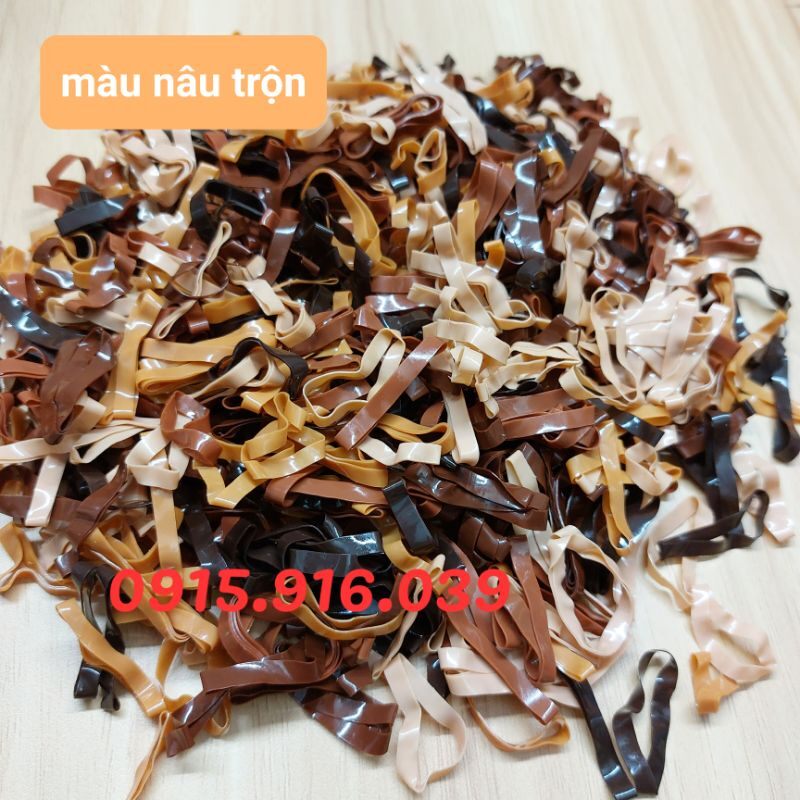500 gram thun dẻo, thun cột tóc bản to