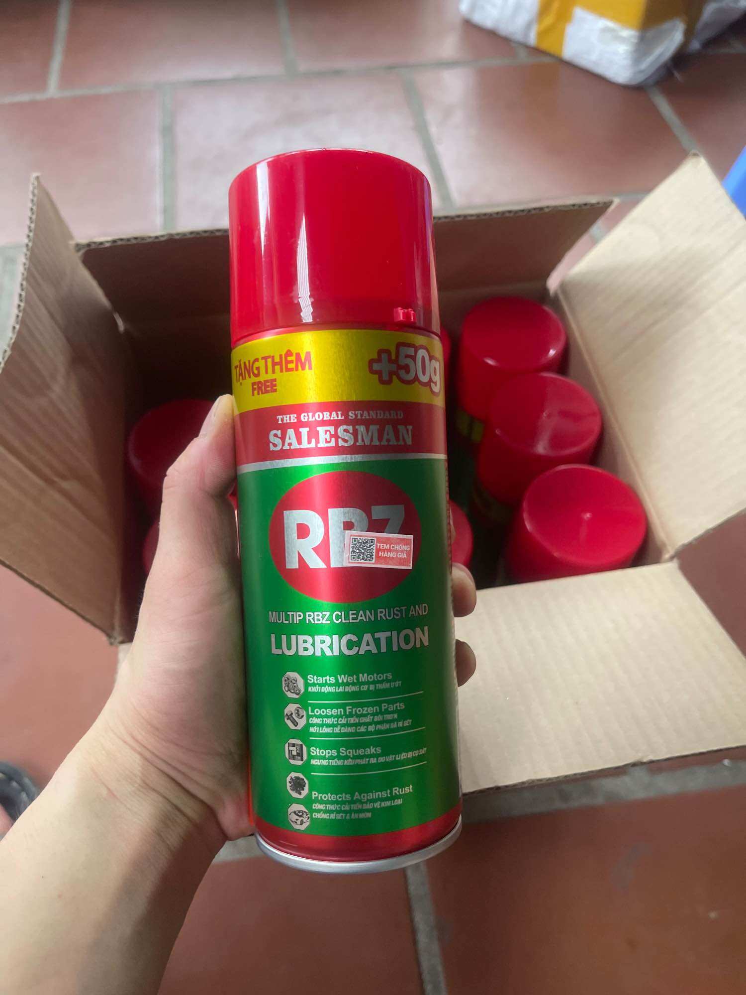 Chai Xịt Chống Rỉ Sét RBZ 393g (450ml) Hàng Chất Lượng