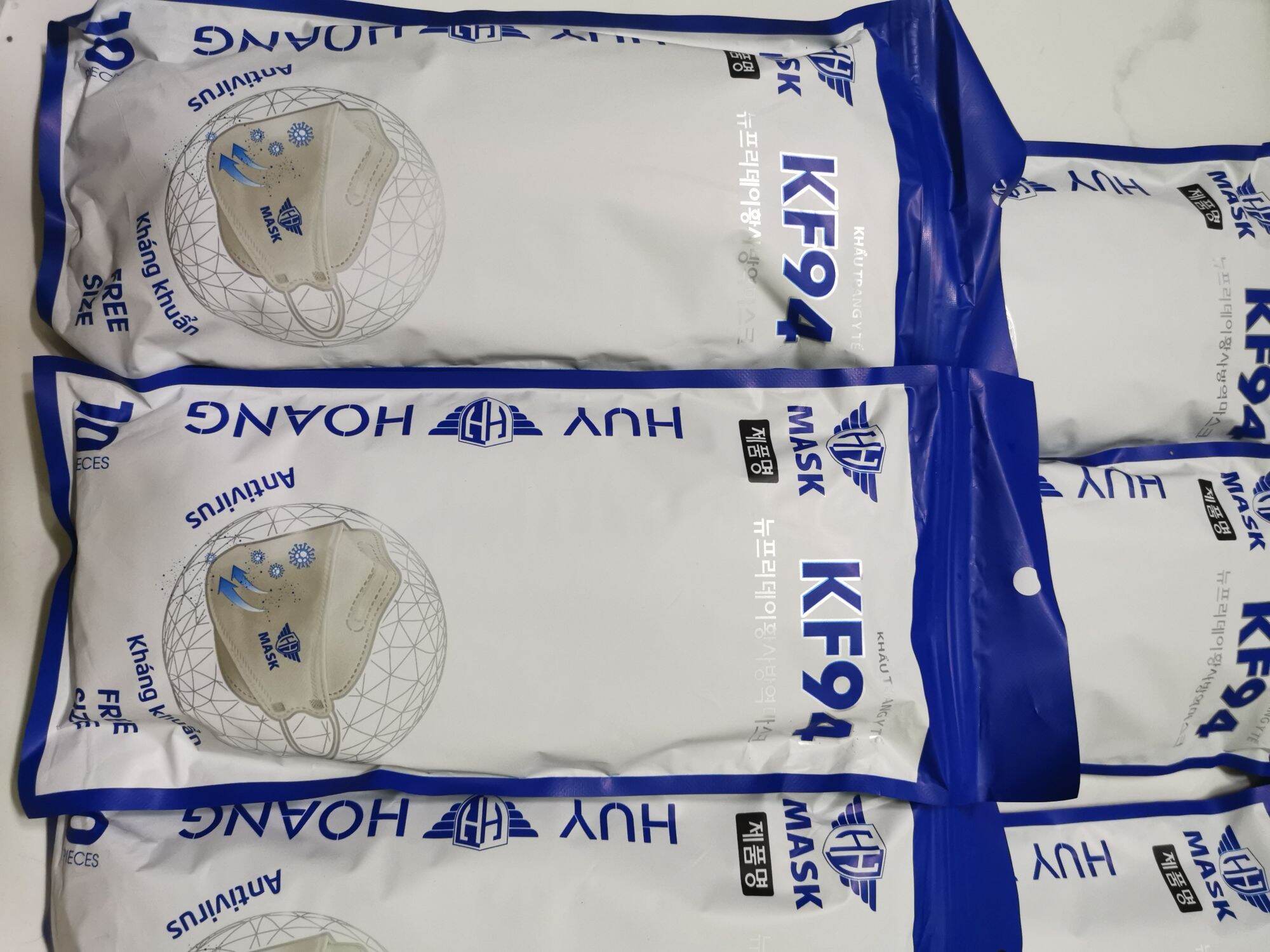 Set 10 khẩu trang KF94 người lớn