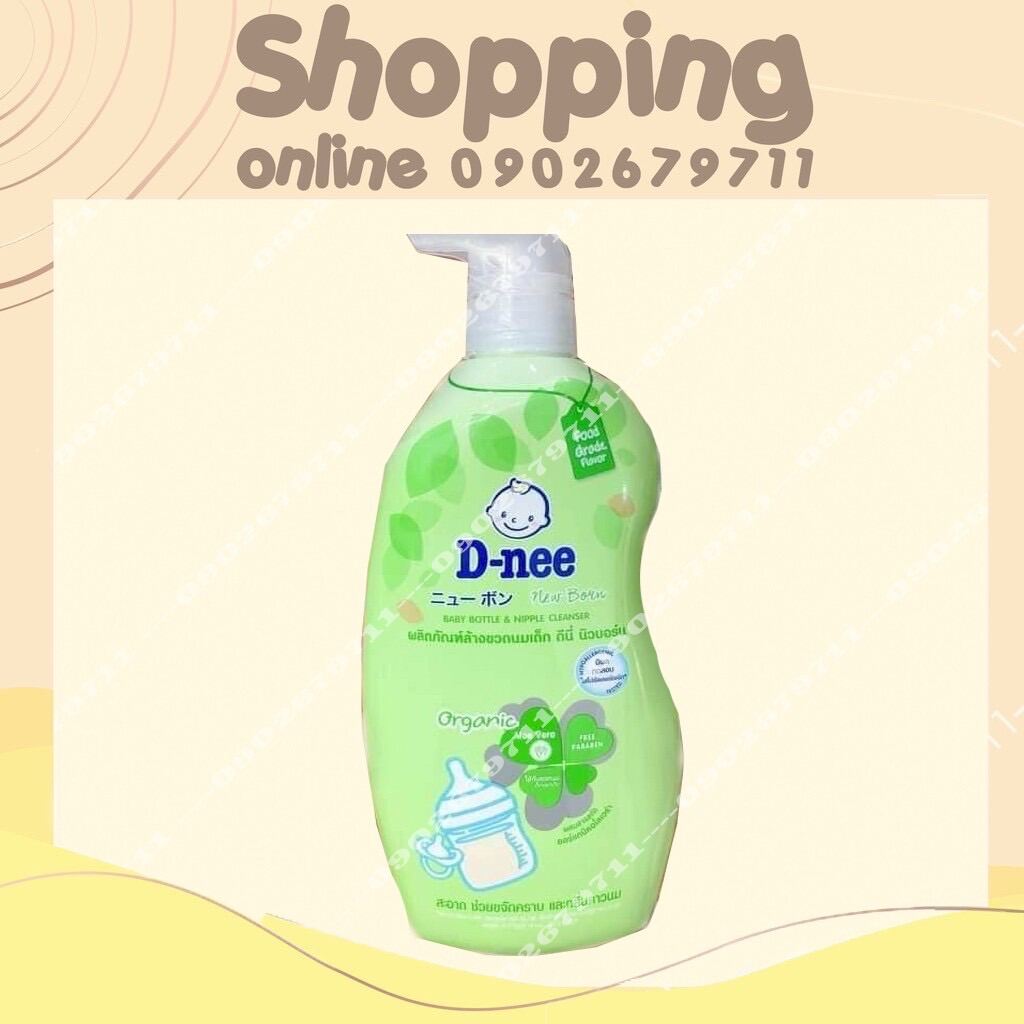 Nước Rửa Bình Sữa Chai Dnee Organic Thái Lan - 620ML