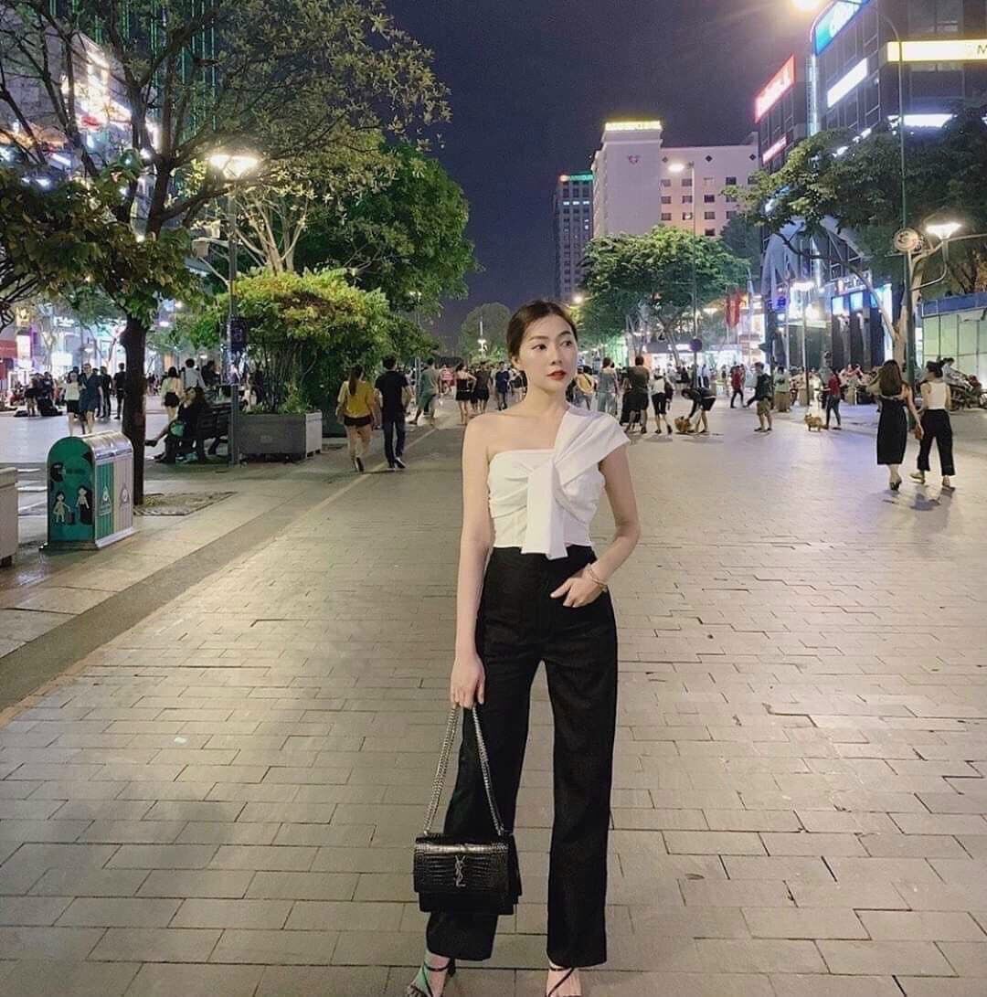 Áo Nơ bắt chéo một bên xinh đẹp from 50kg trở lại