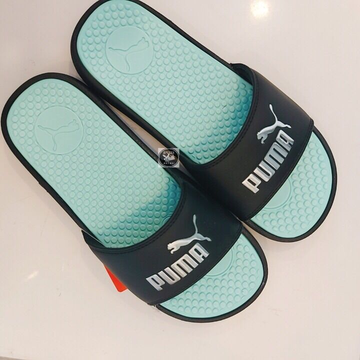 DÉP PUMA COOL CAT AQUA-SILVER [371013 09] CHÍNH HÃNG