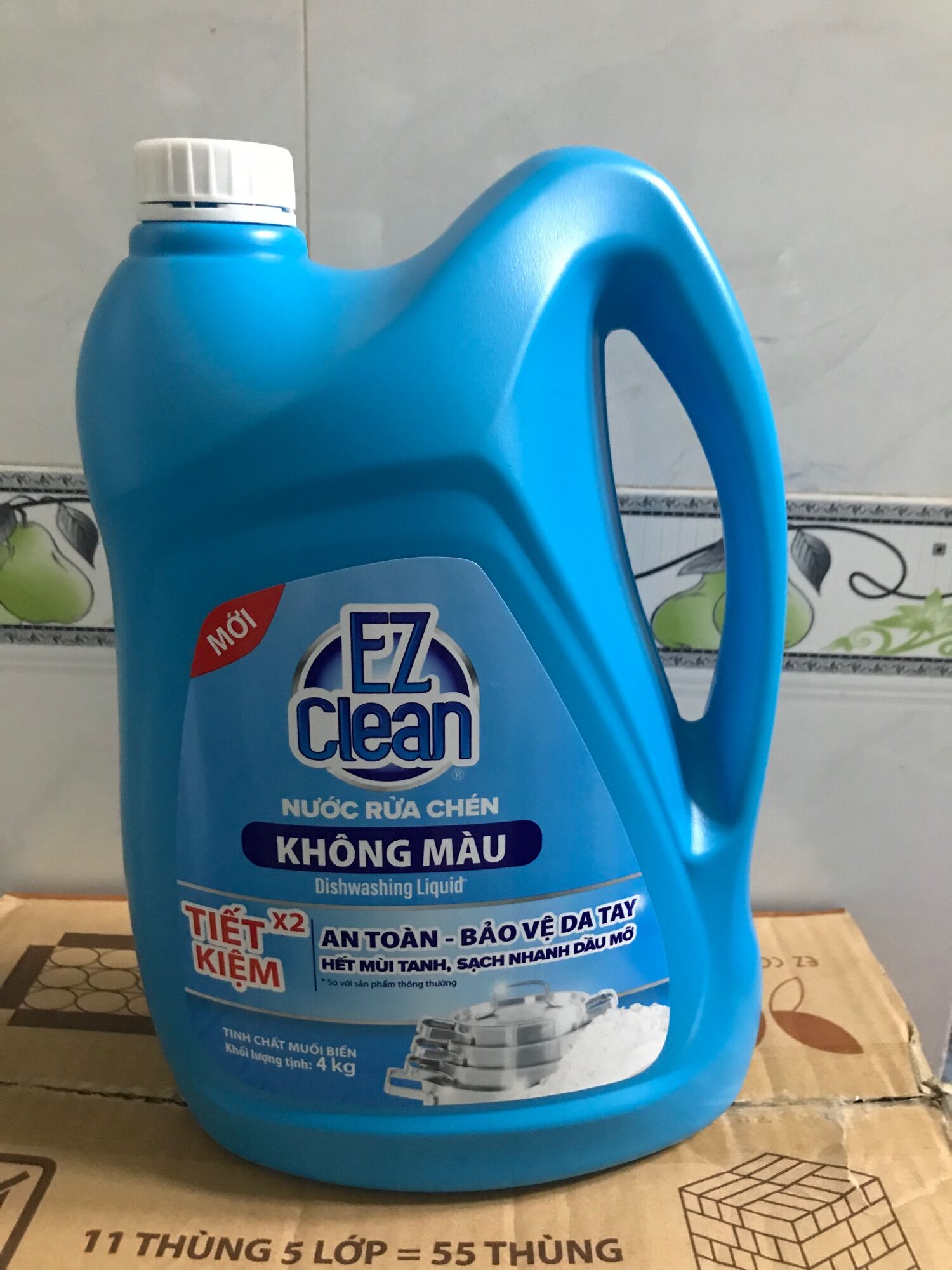 Nước rủa chen Ez clean hương muối biển