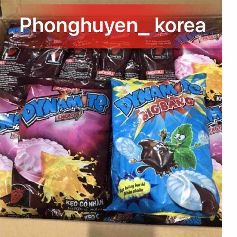 Kẹo Dynamite Big Bang gói 330g (vị Bạc Hà/Socola)