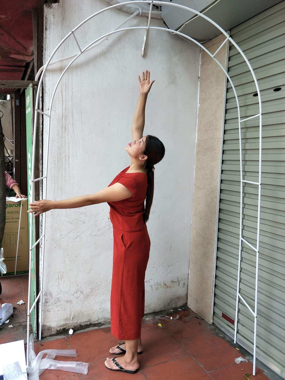Khung Vòm Hoa leo cây cảnh