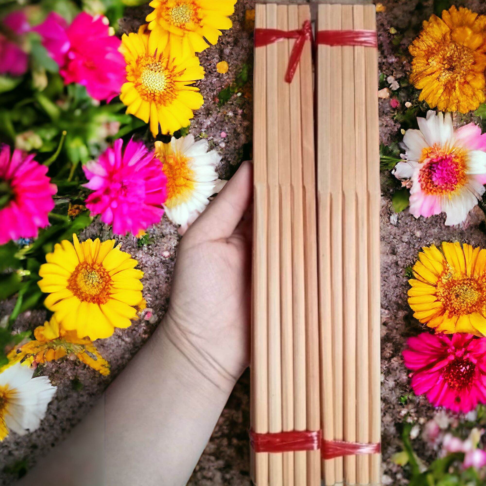 Đũa Tre Vót Tay 50 Đôi Loại Vuông