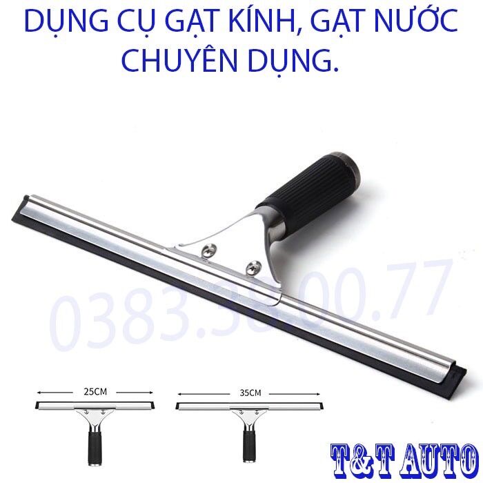 Dụng cụ gạt kính, gạt nước kính Kitimop chất liệu inox, hàng chuyên dụng vệ sinh siêu sạch bóng.