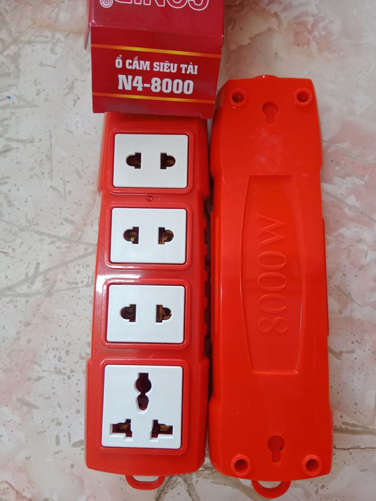 [Ảnh Thật] Ổ cắm 3 lổ Siêu Tải 6000w Thông dụng Conip, Sofa