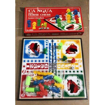 Cờ vua, cờ cá ngựa có nam châm( kt 35x35cm)