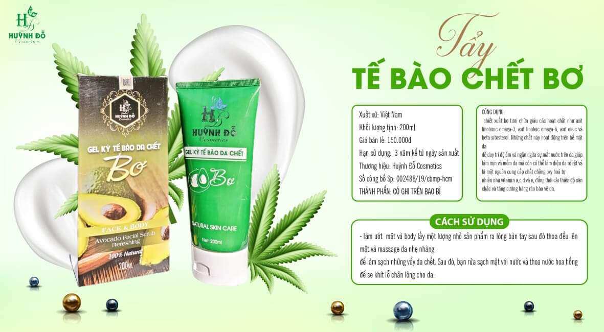[HCM]Gel kỳ tế bào Bơ HUỲNH ĐỖ