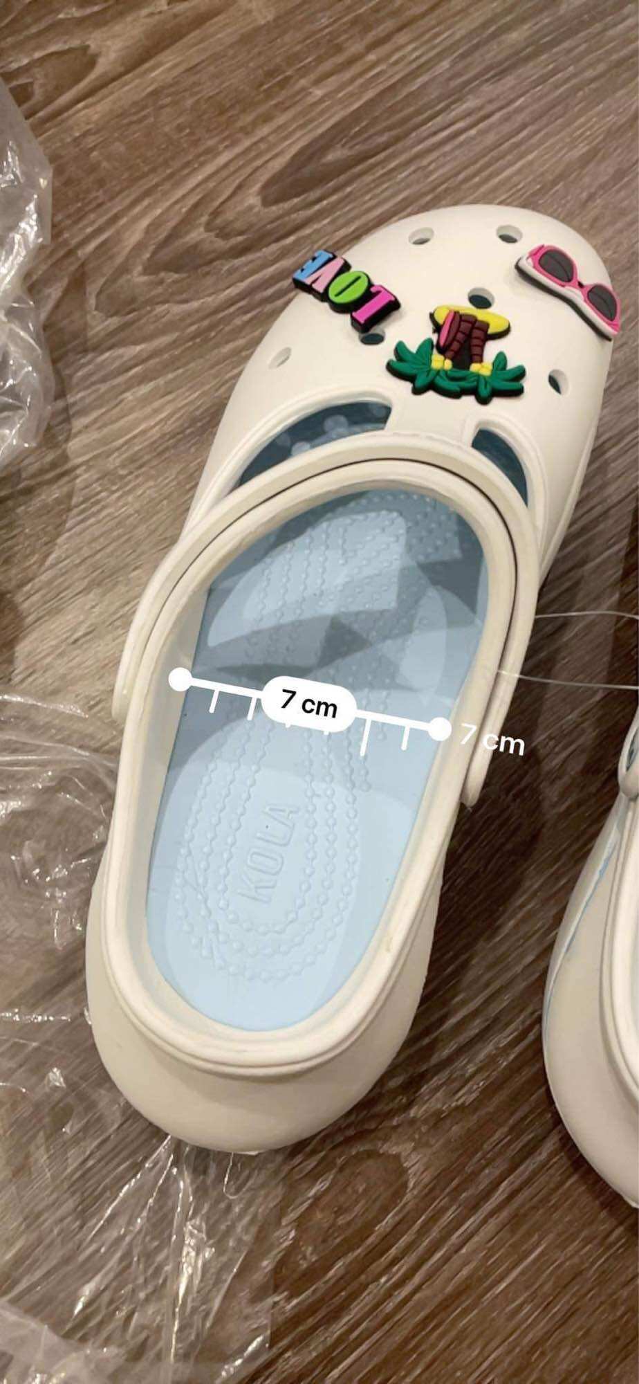 Dép sục nữ Crocs đế dày  7cm