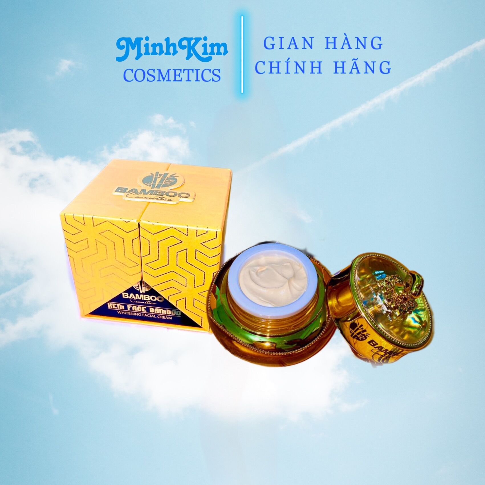 Kem face lụa bamboo - dưỡng trắng nhanh, mềm mịn, căng bóng