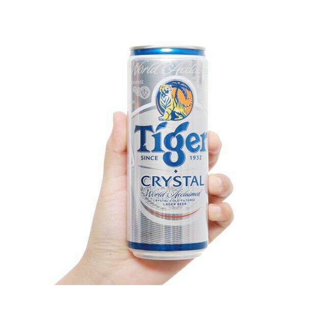 [HCM]1 lon Bia Tiger Bạc lon 330ml
