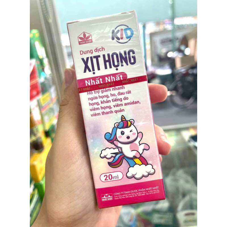 XỊT HỌNG NHẤT NHẤT THẢO DƯỢC KID