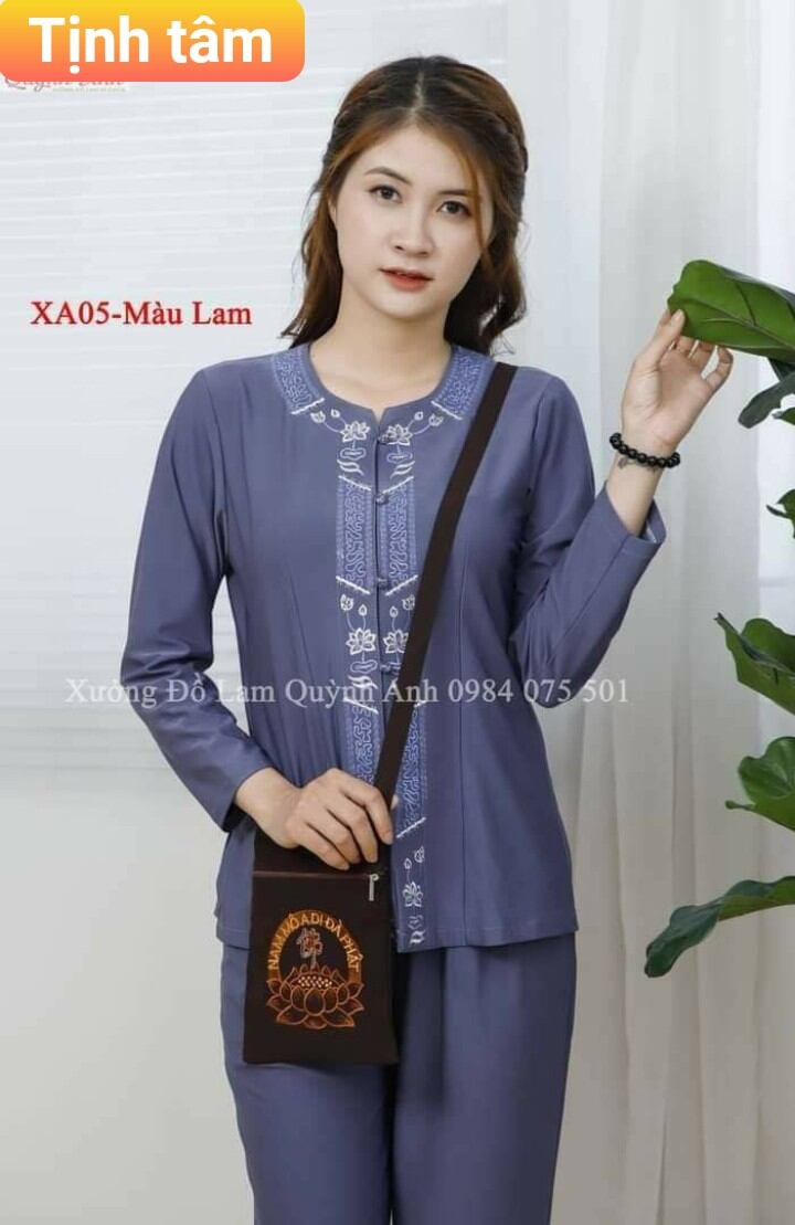 Đồ Lam Đi Chùa - Mẫu Thun lắc khóa