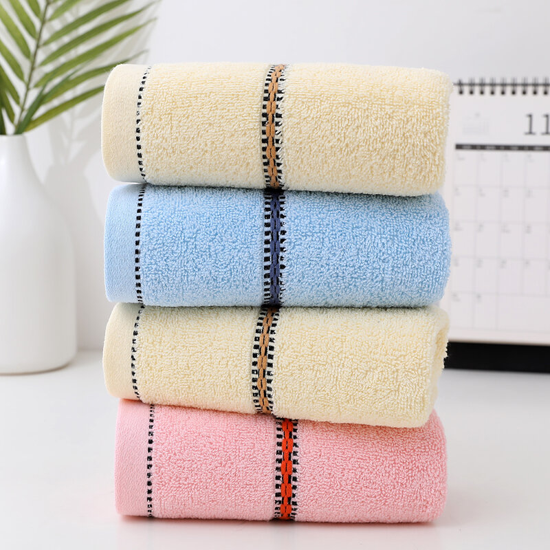 Khăn bông cotton khăn bông lớn cotton người lớn gia dụng tắm rửa mặt khăn bông nam nữ mềm mại thoát nước không rụng lông