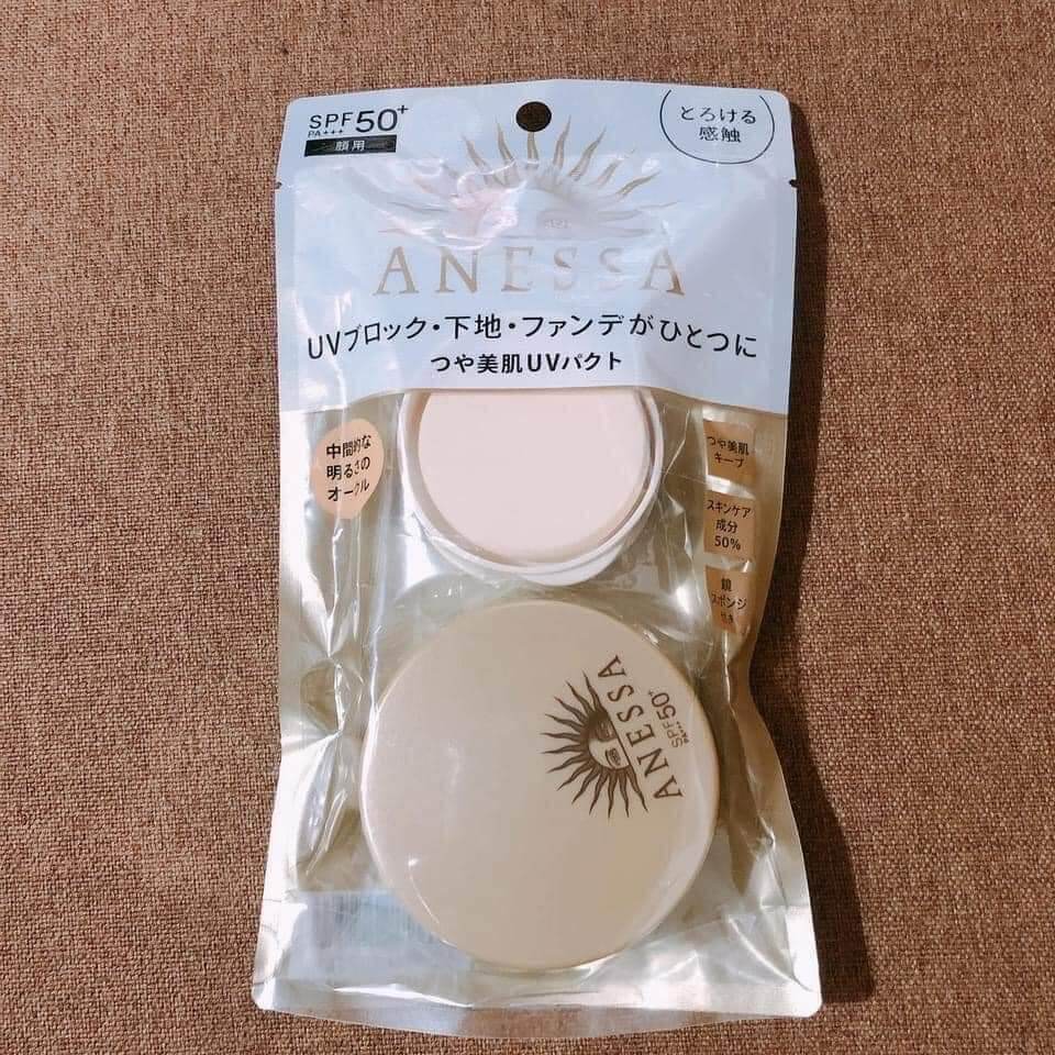 Phấn tươi, kem nền trang điểm chống nắng Anessa SPF 50+ Nội địa Nhật chính hãng