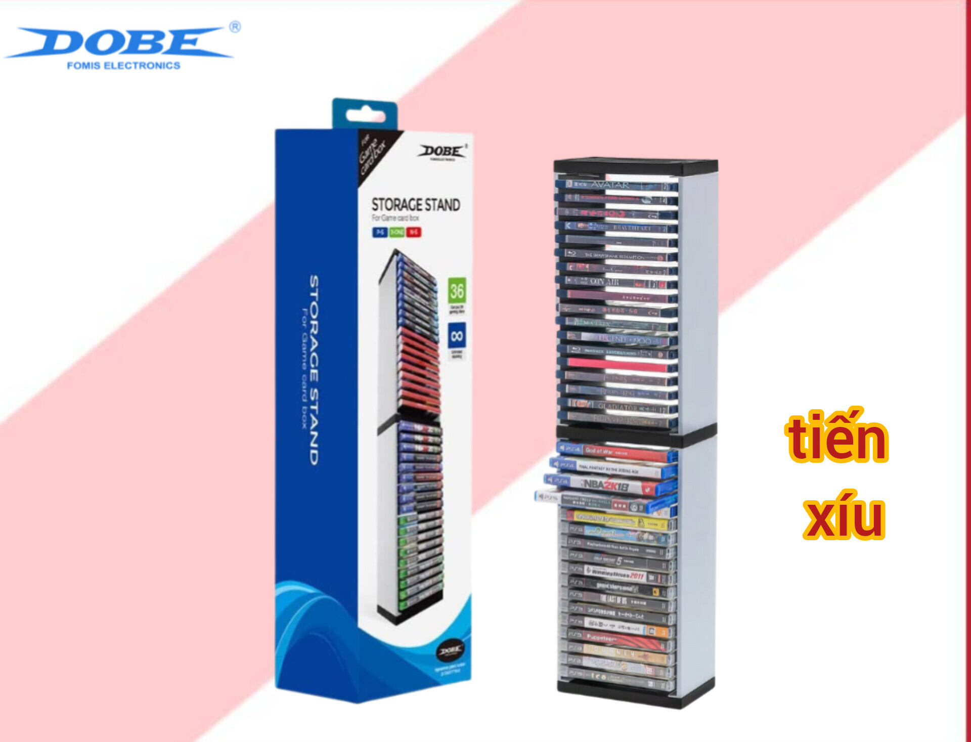 kệ để đĩa ps4 ps5 xbox ...giá để băng Nintendo Switch Ps5 Xbox