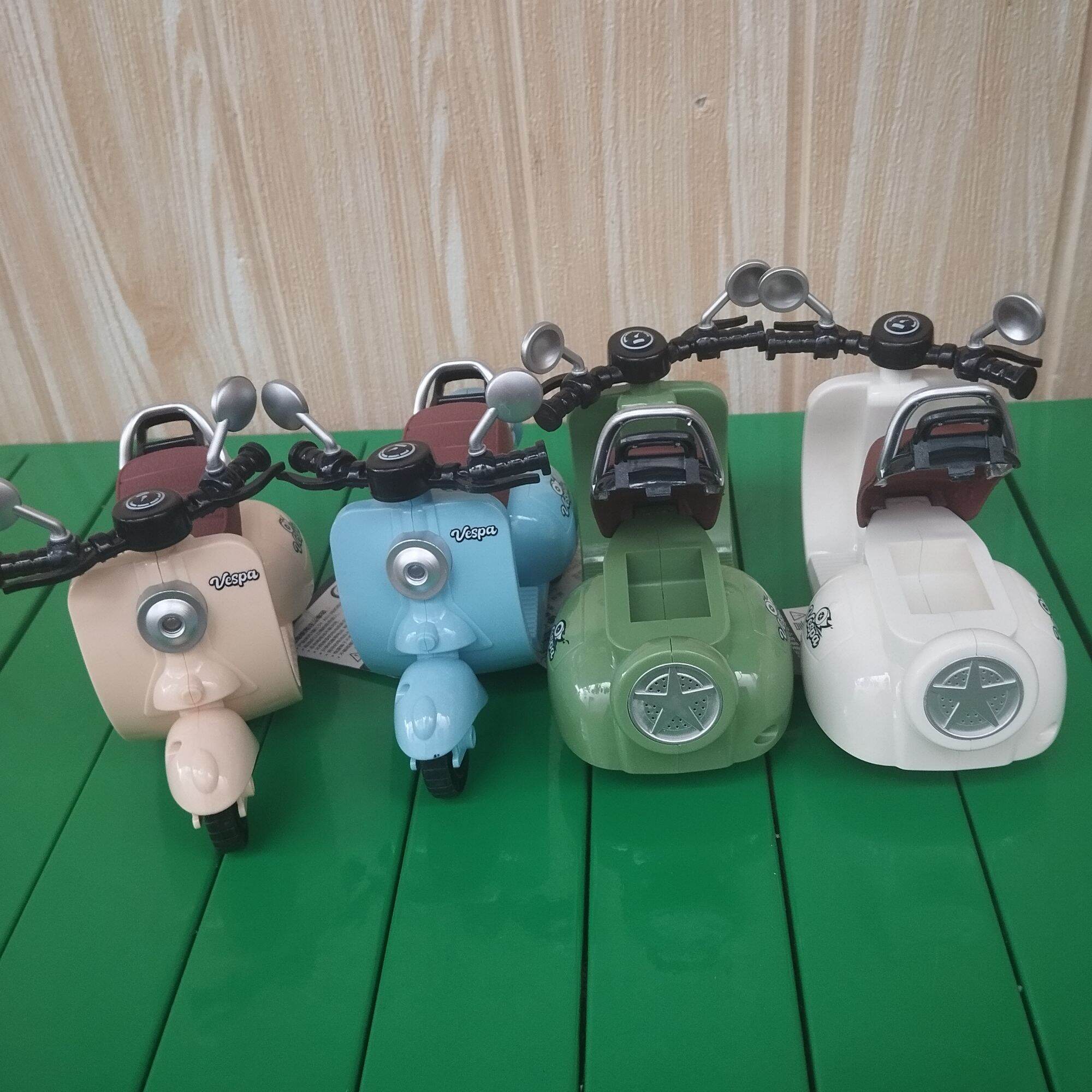 Mô hình đồ chơi xe vespa âm thanh đèn tỉ lệ 1:12