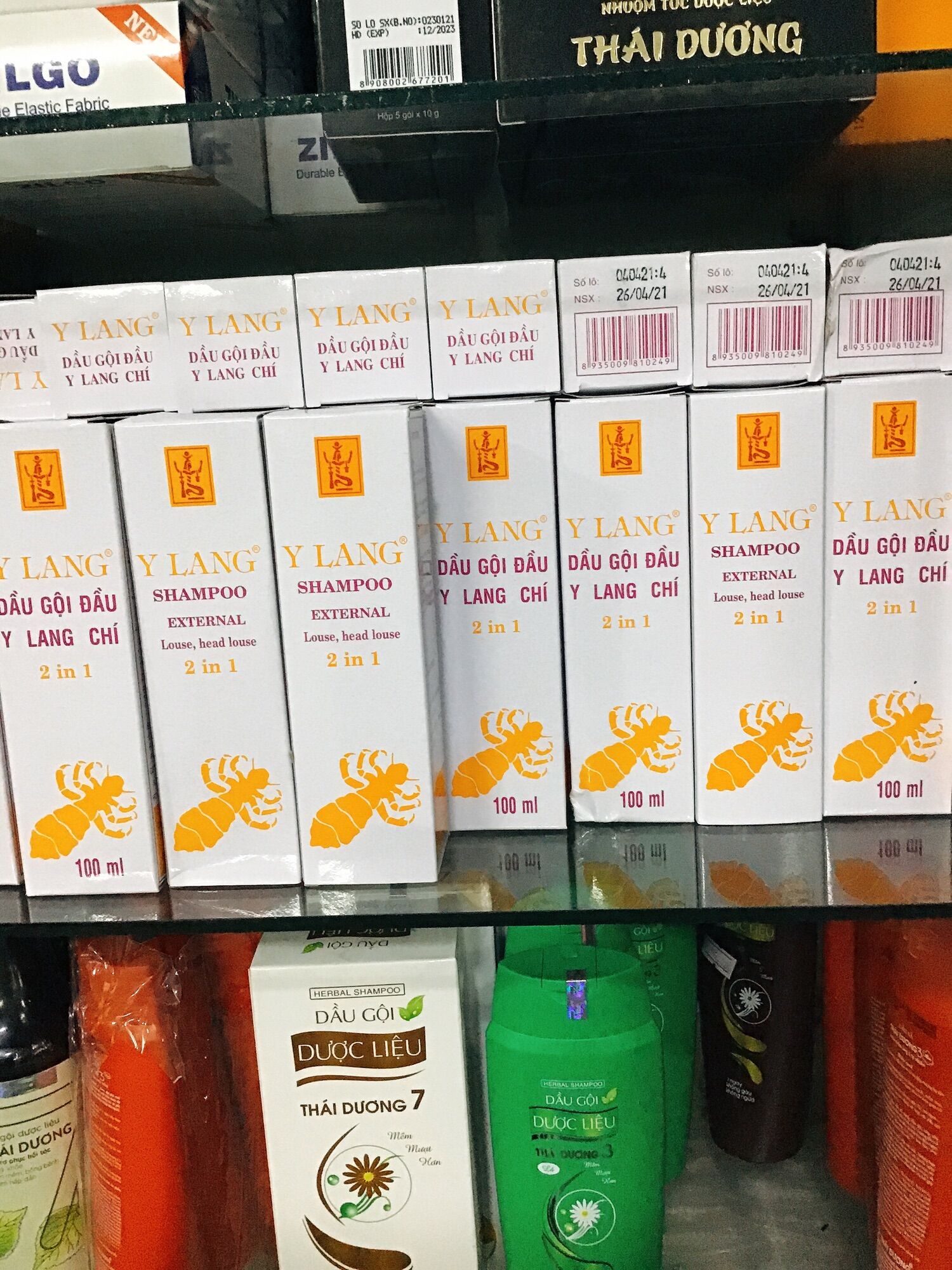 combo 3 chai Dầu gội diệt chấy Y LANG CHÍ