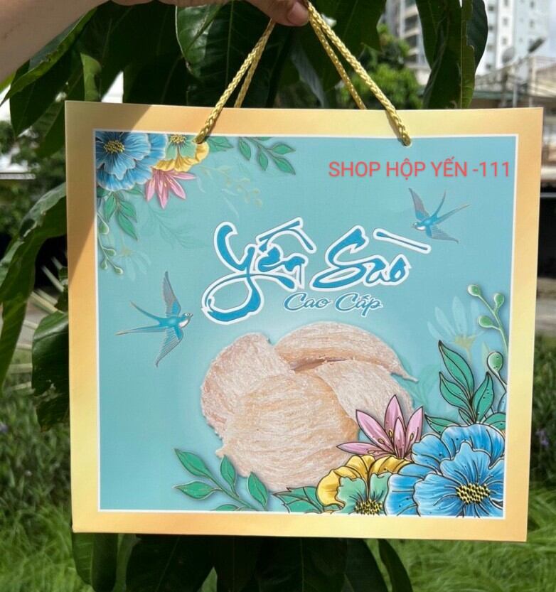 TÚI ĐỰNG YẾN SÀO CAO CẤP 100gr ( ÉP KIM)