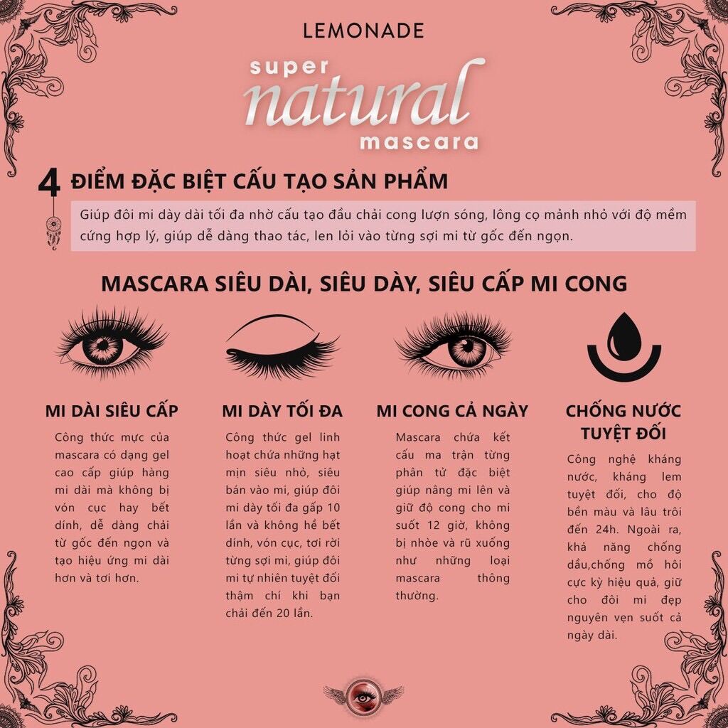 Chuốt Mi Lemonade Supernatural MascaraBlack