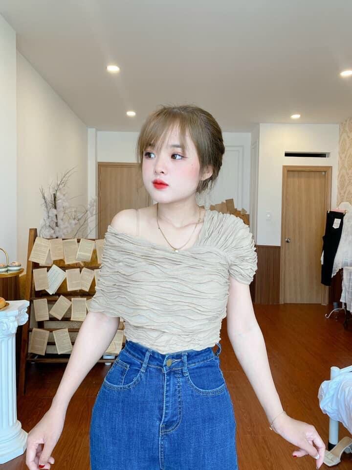 Quần Jean Loang Màu Xanh