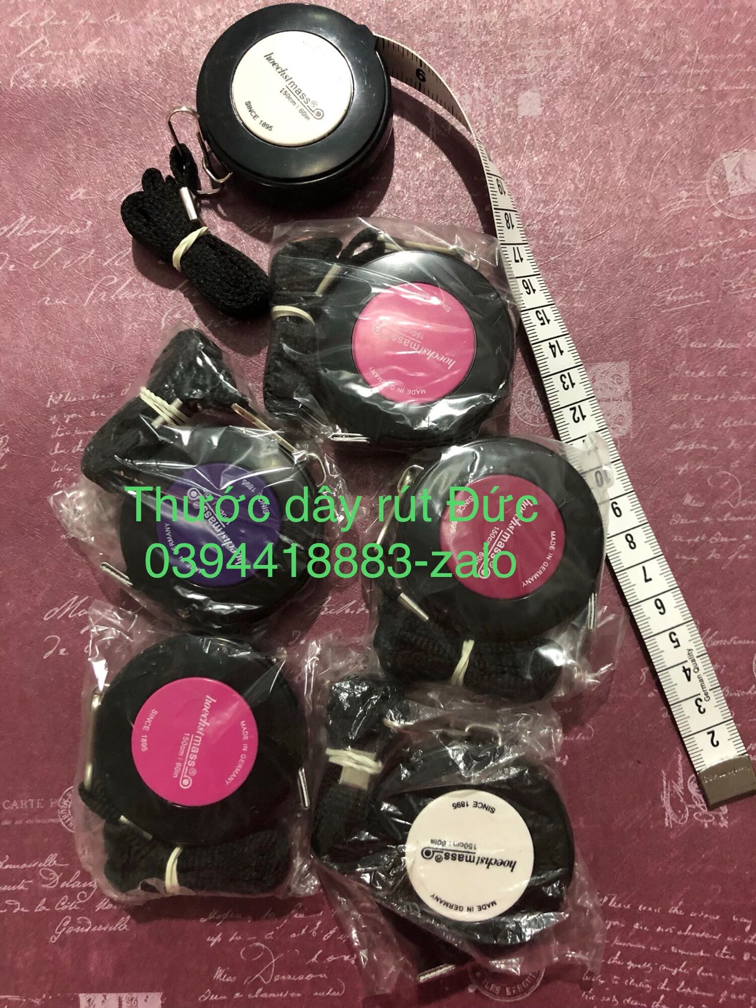 Thước dây may đo, thước dây rút của đức