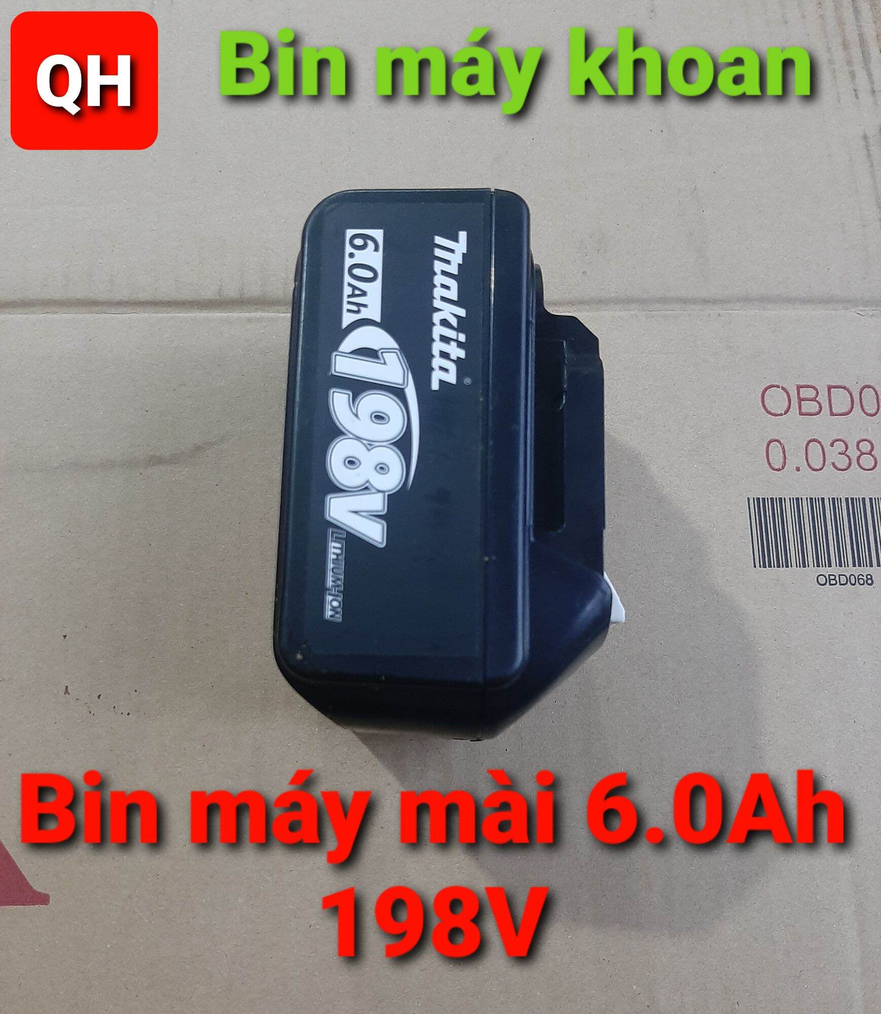 Bin makita 6.0Ah 198V