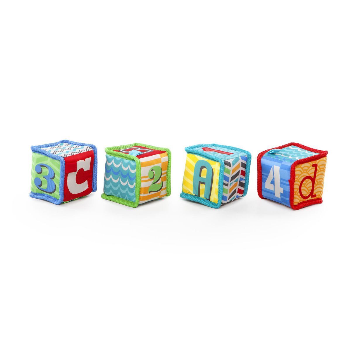 [FREESHIP MAX] Set 4 Khối Vuông Đồ Chơi Khám Phá Cho Bé - Brigh Starts Grab & Stack Blocks