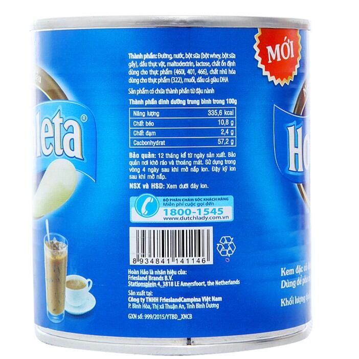 Sữa đặc Hoàn Hảo 380g