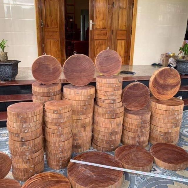 Thớt Gỗ Nghiến 35x5 (Thớt Không Tâm)