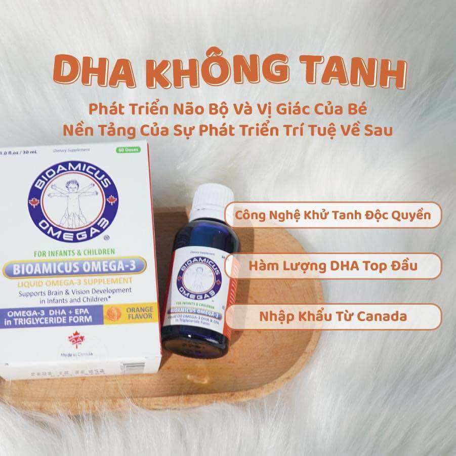 Bioamicus omega 3 dha – vị ngon độc quyền