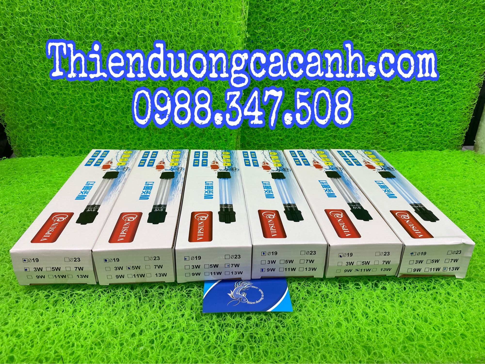 Đèn uv diệt khuẩn hồ cá hãng vipsun