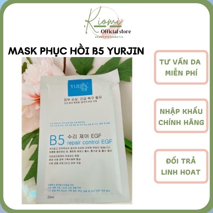 Mặt nạ B5 Yuejin phục hồi làm dịu da,B5 Repair Control công nghệ Hàn Quốc giúp trắng da, trẻ hóa da, nâng cơ
