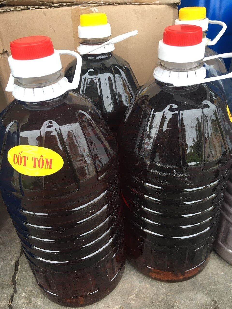 5 lít nước mắm cốt tôm vùng quê biển Hải Hậu