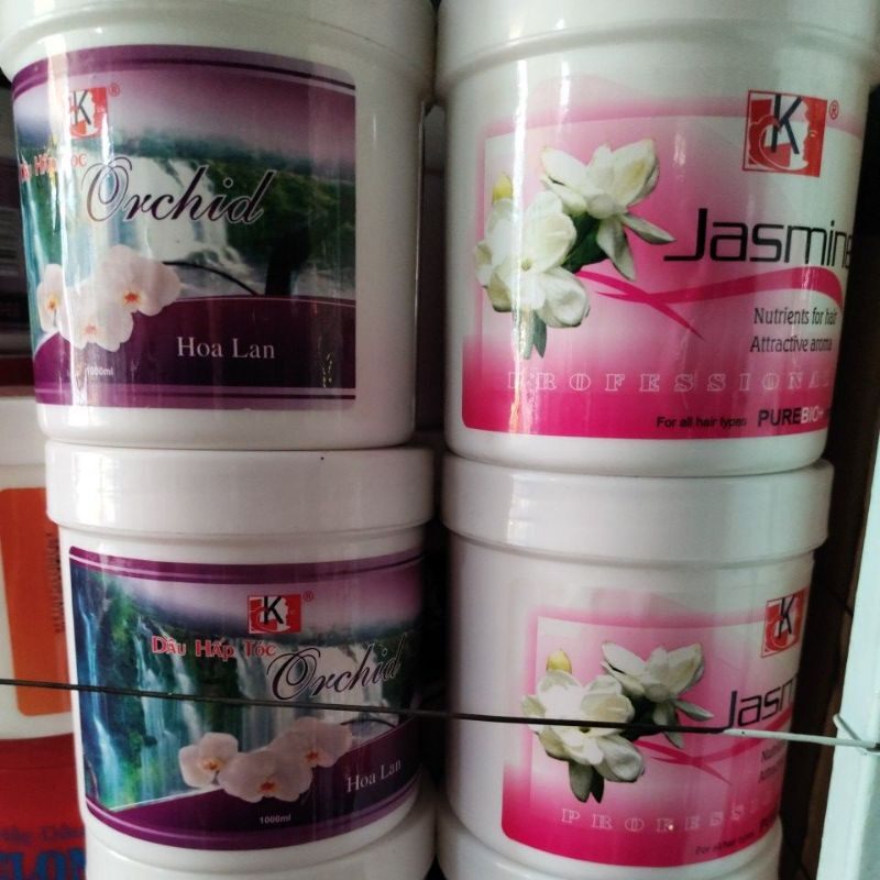 Dầu hấp tóc, Dầu Ủ tóc Hoa Lan , Hoa Lài 1000ml