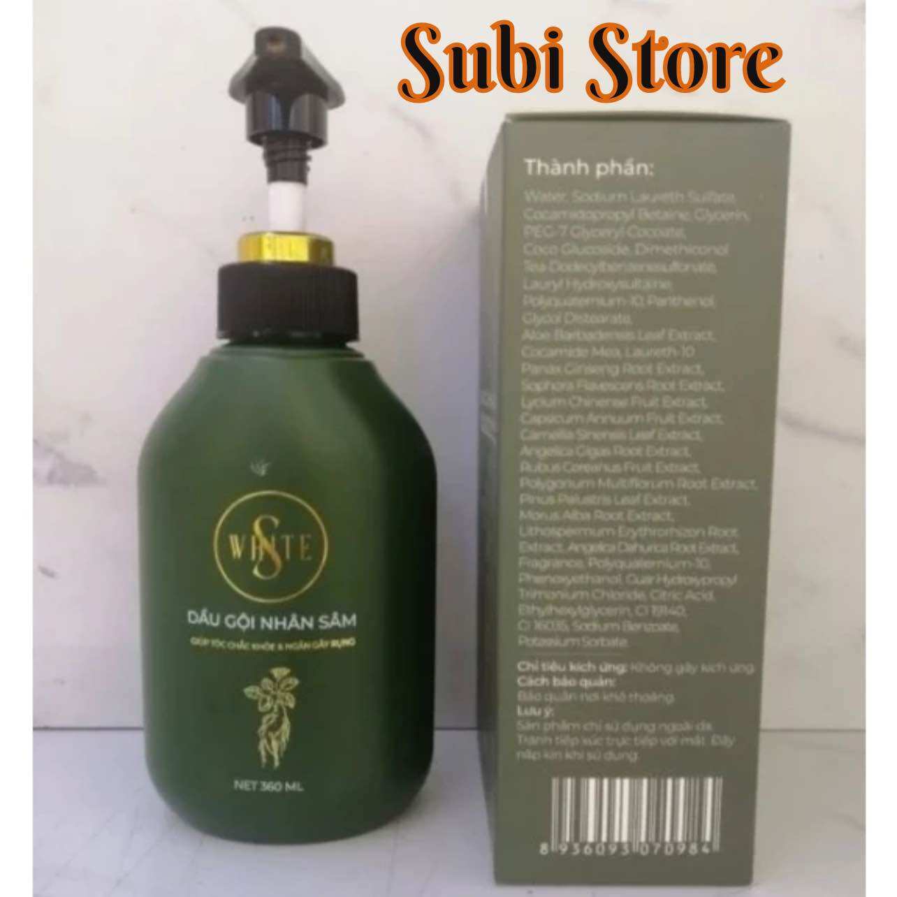 Dầu Gội Tóc Nhân Sâm Đào Swhite(hàng công ty)