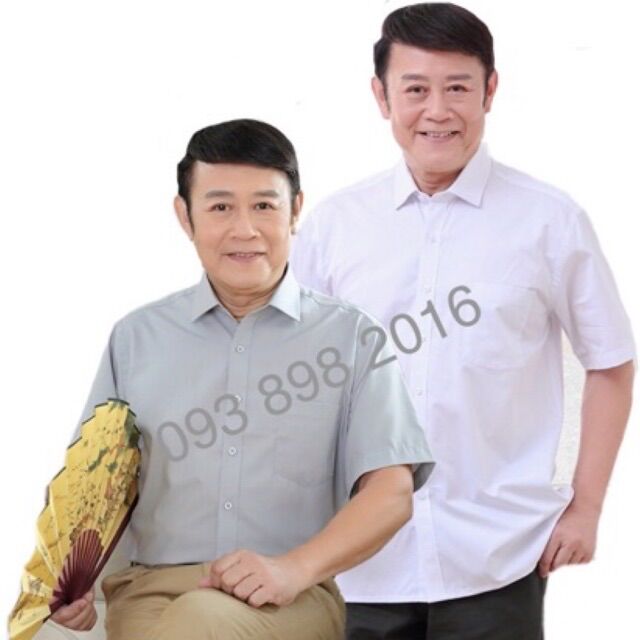 Áo Sơ Mi Nam Trung Niên ngắn tay màu hè dáng suông nhiều màu