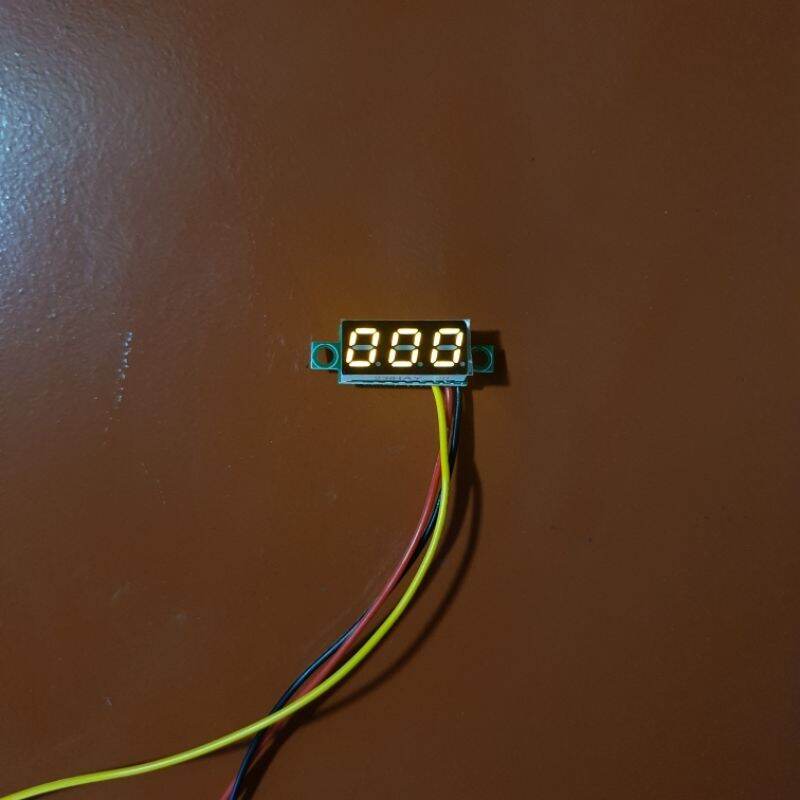 Vôn kế điện tử mini 0.28 inch 3 dây .3,5v-30v (đo 0-100V DC)