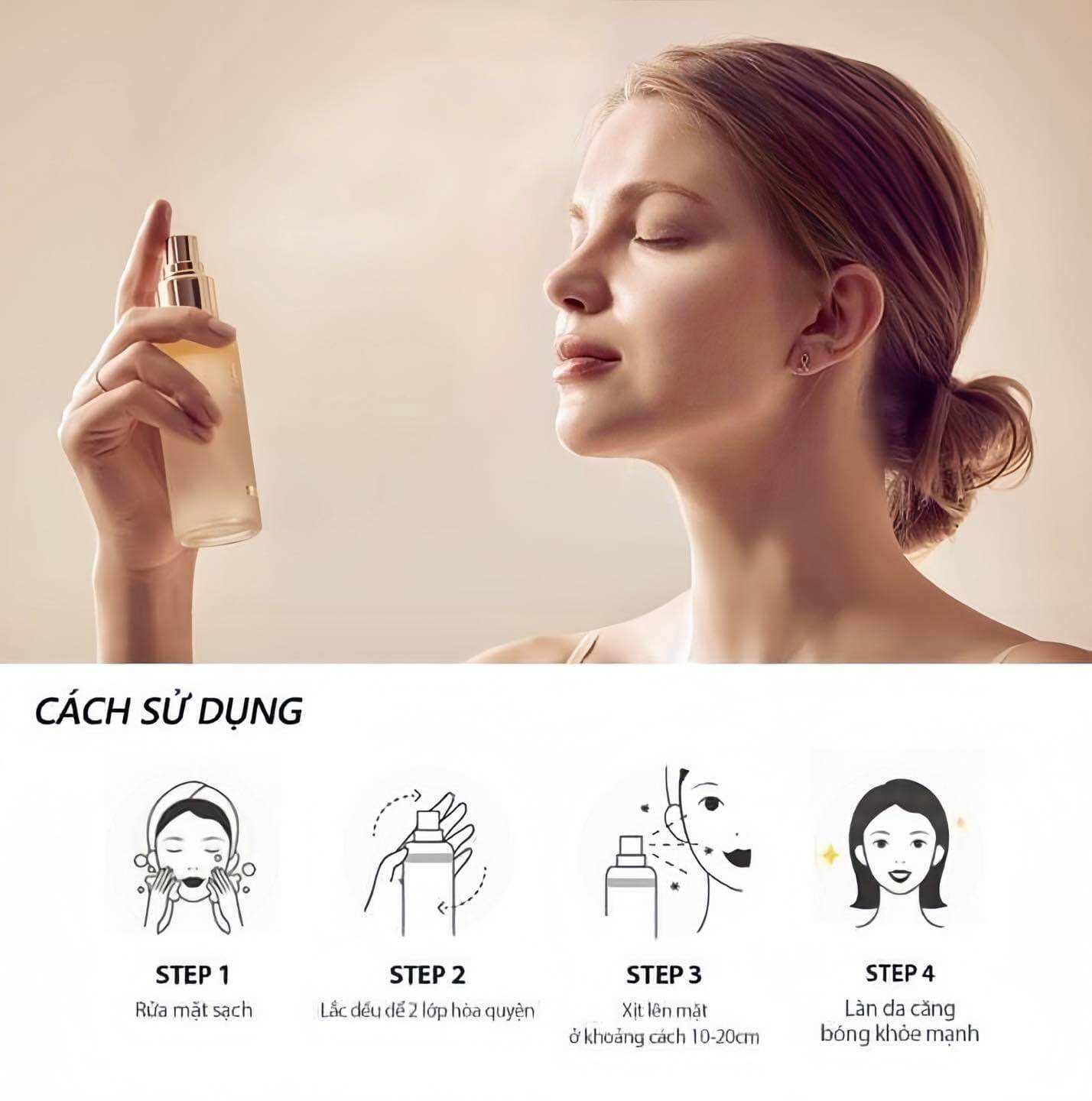 Tinh chất xịt khoáng dưỡng trắng da D’Alba First Spray Serum 100ml