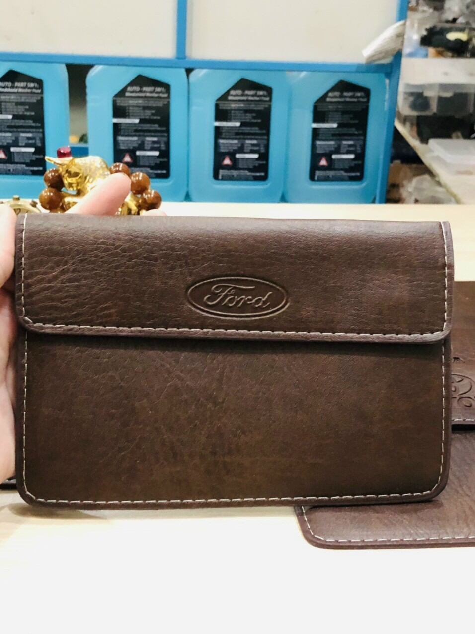 Bóp da đựng giấy tờ logo Ford