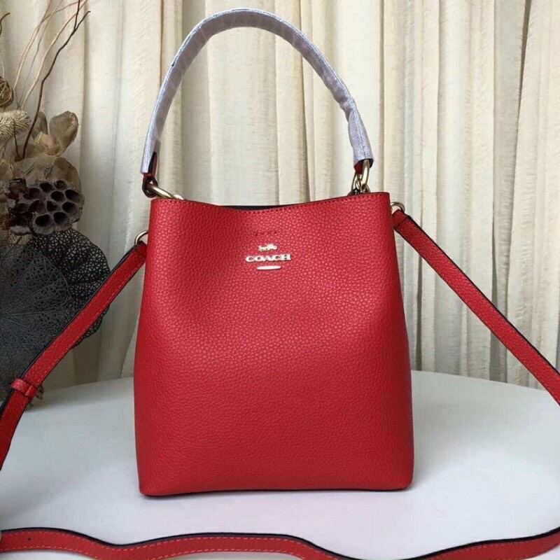 Túi c🅾️ach small town bucket bag mẫu công sở sang trọng