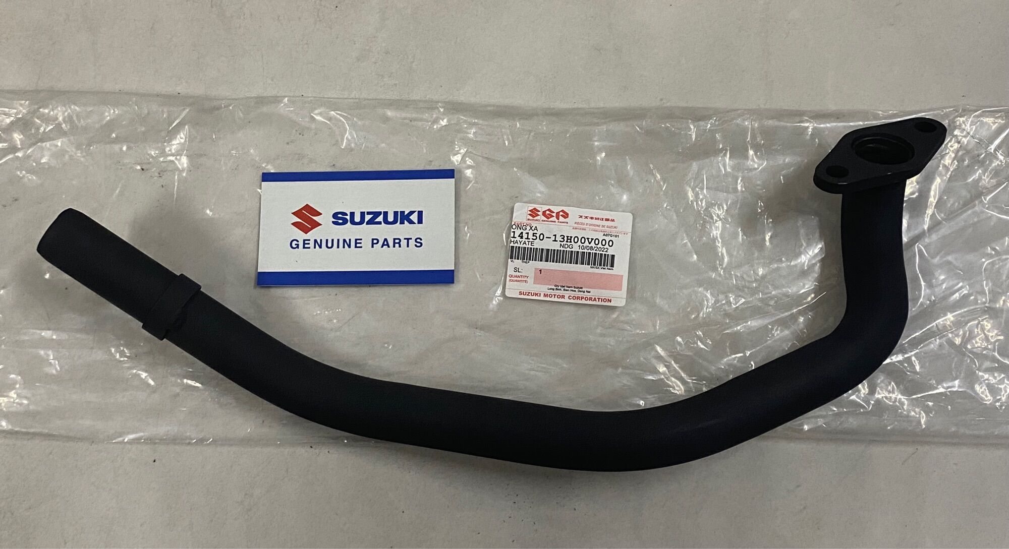 Cổ pô hayate sc ss xăng cơ suzuki chính hãng