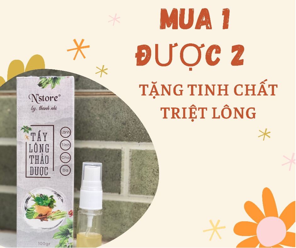 [Hcm]Kem Tẩy Lông Thảo Dược Nstore 100% Thiên Nhiên Lành Tính Cho Da