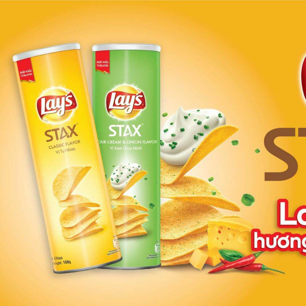 Lays Snack hương vị Mới 105g