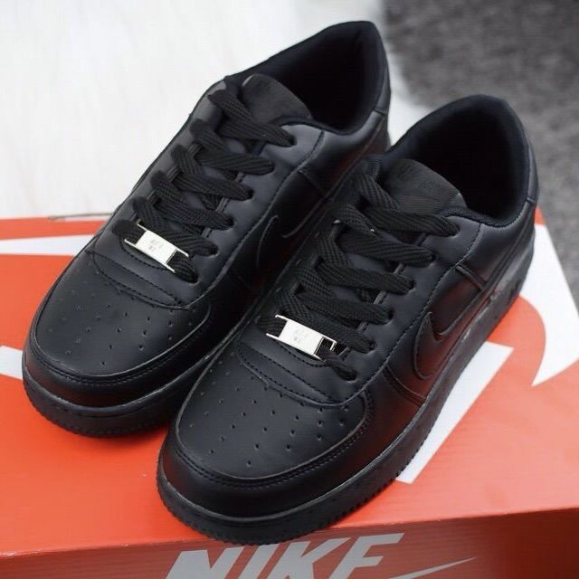 Giày sneaker air force 1 đen nam nữ, giày thể thao af1 full đen, giày full đen