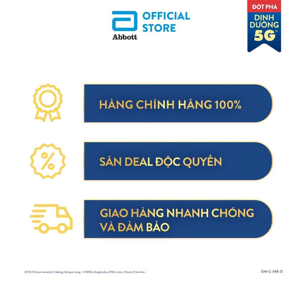 Sữa Bột Similac 4 - 900g ( Dinh Dưỡng 5G mới )