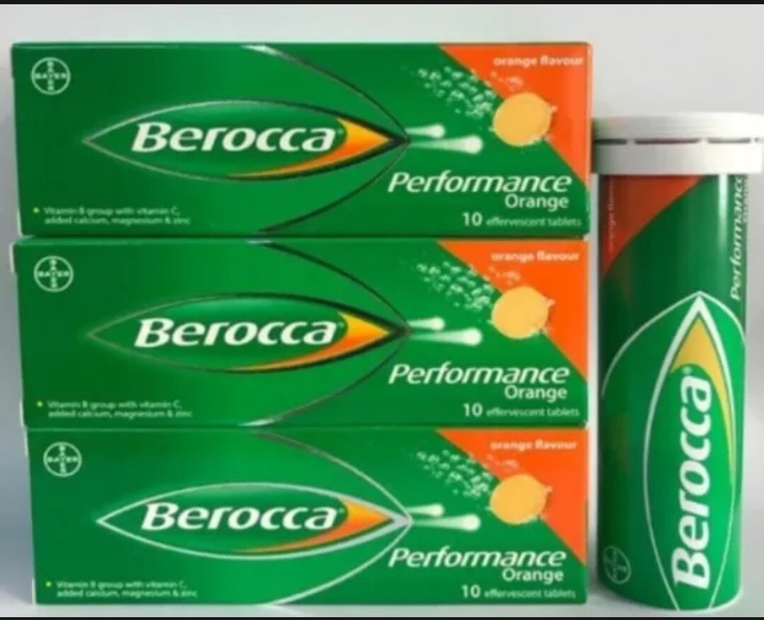 VIÊN SỦI Berocca Performance Orange Vị Cam Bayer (T/10v)