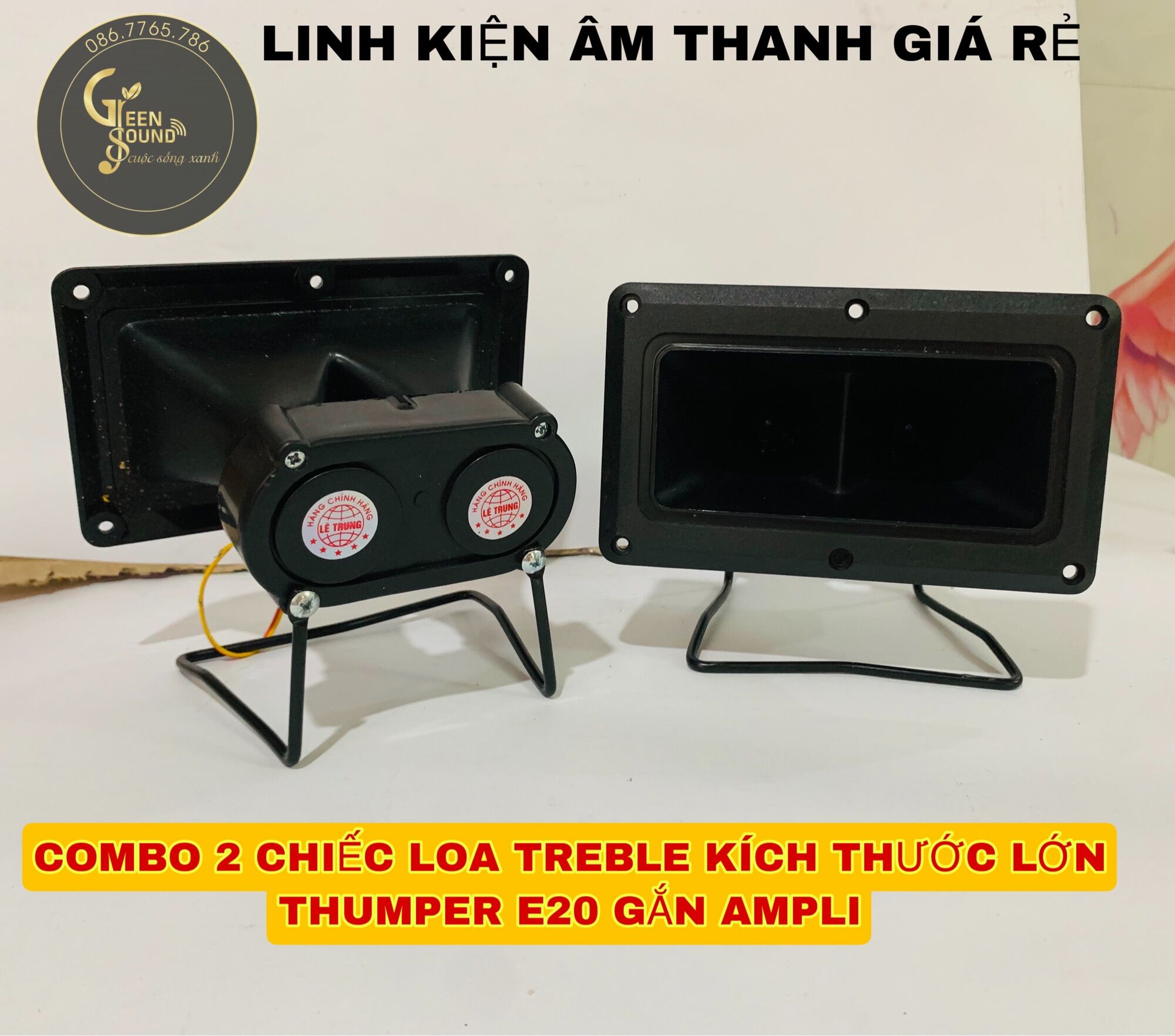 LOA TREBLE THẠCH ANH KÍCH THƯỚC LỚN E20 - GIÁ 1 ĐÔI